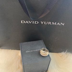 David Yurman Crossover Wide Ring with 18k Gold - Brand New, Never Used